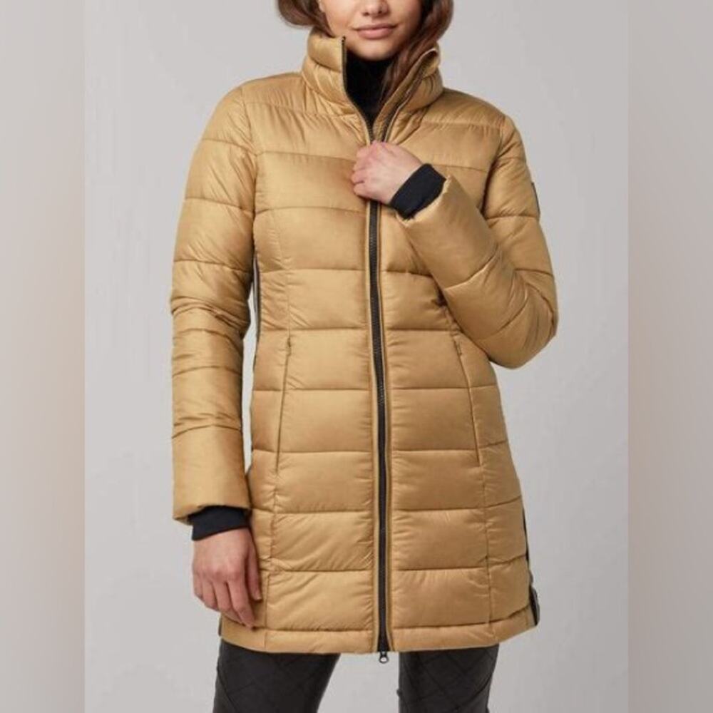 ALP N ROCK Dua Puffer Coat Latte Tan Luxury Ski F1WOJK03LAT Small